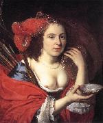 HELST, Bartholomeus van der Anna du Pire as Granida dh oil painting